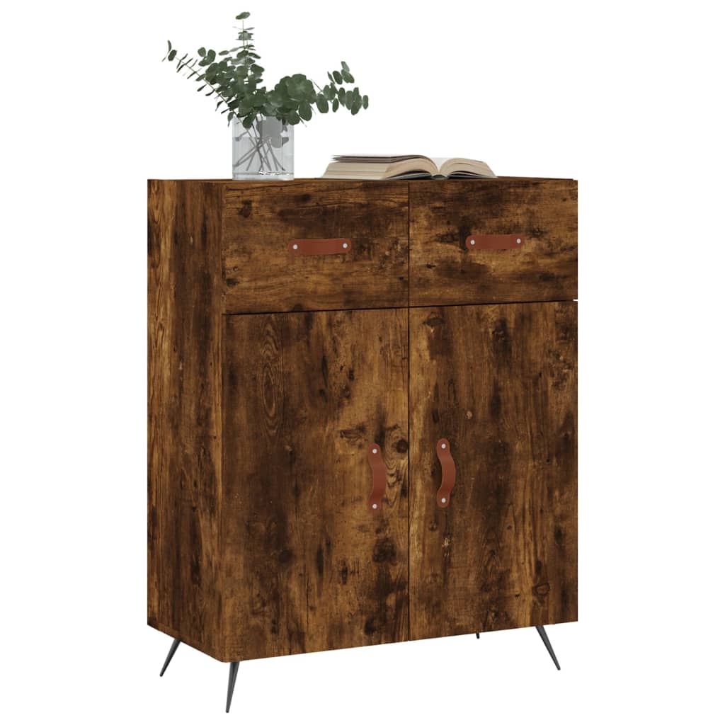 Buffet 69,5x34x90 cm en bois travaillé