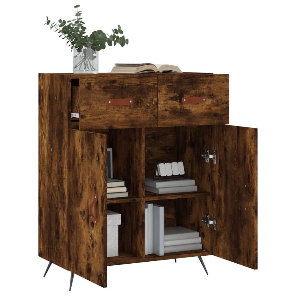 Buffet 69,5x34x90 cm en bois travaillé