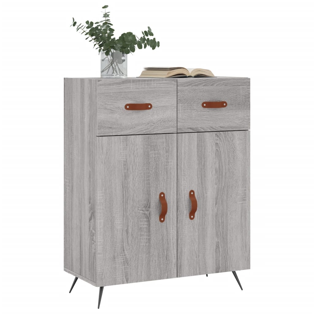 Buffet 69,5x34x90 cm en bois travaillé