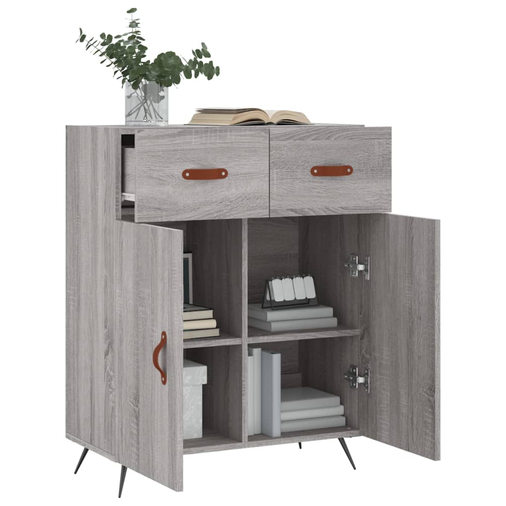 Dressoir 69,5x34x90 cm bewerkt hout