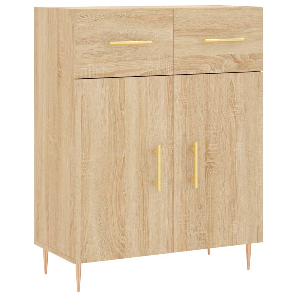 Dressoir 69,5x34x90 cm bewerkt hout