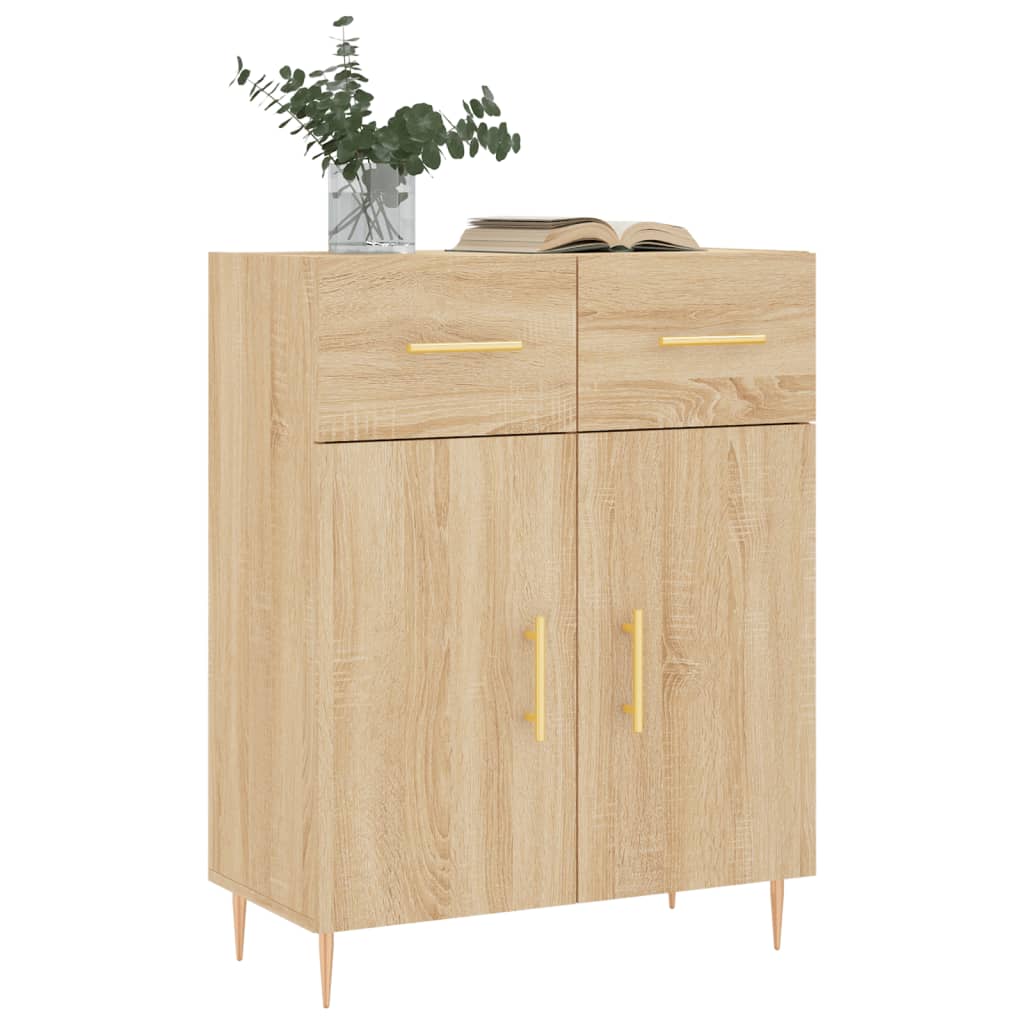 Dressoir 69,5x34x90 cm bewerkt hout