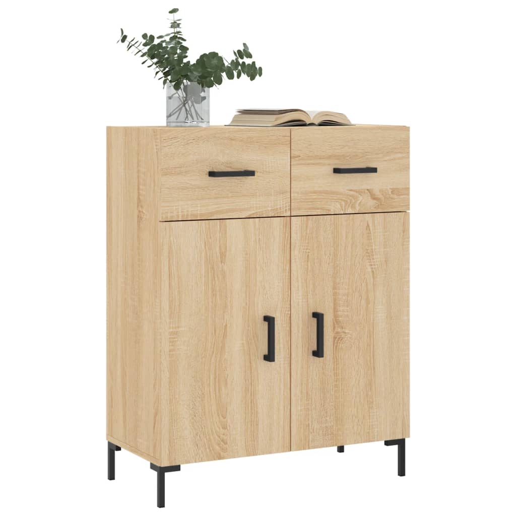 Dressoir 69,5x34x90 cm bewerkt hout