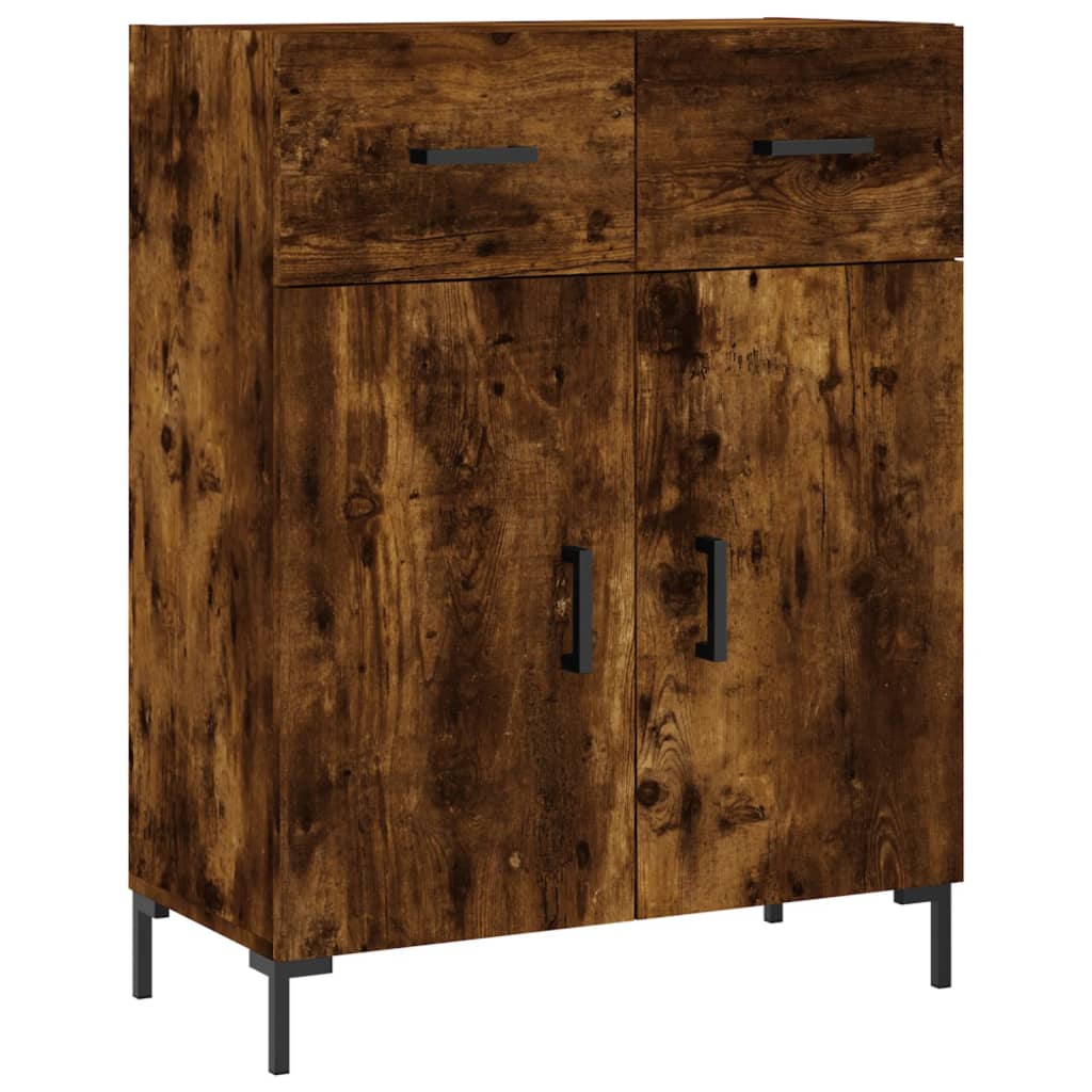 Buffet 69,5x34x90 cm en bois travaillé