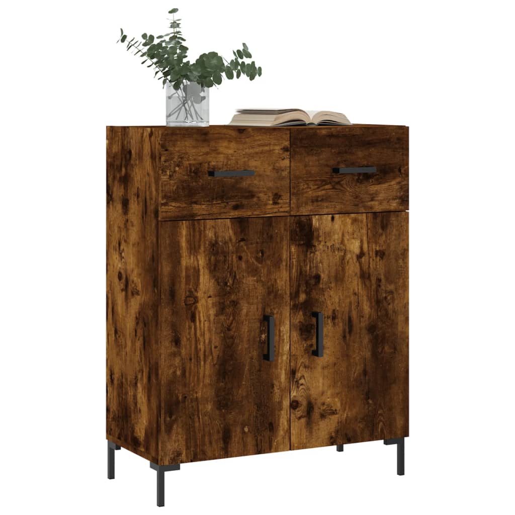 Buffet 69,5x34x90 cm en bois travaillé