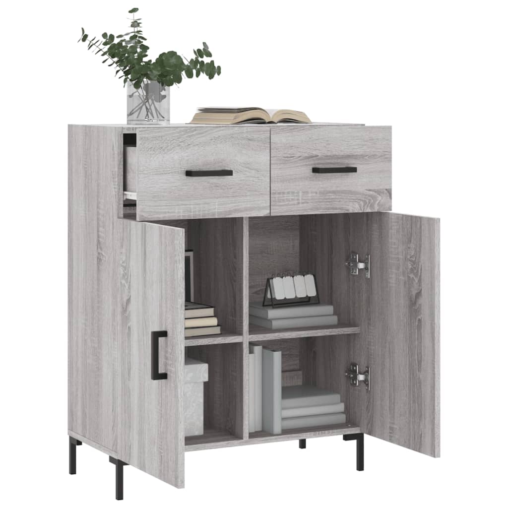 Buffet 69,5x34x90 cm en bois travaillé