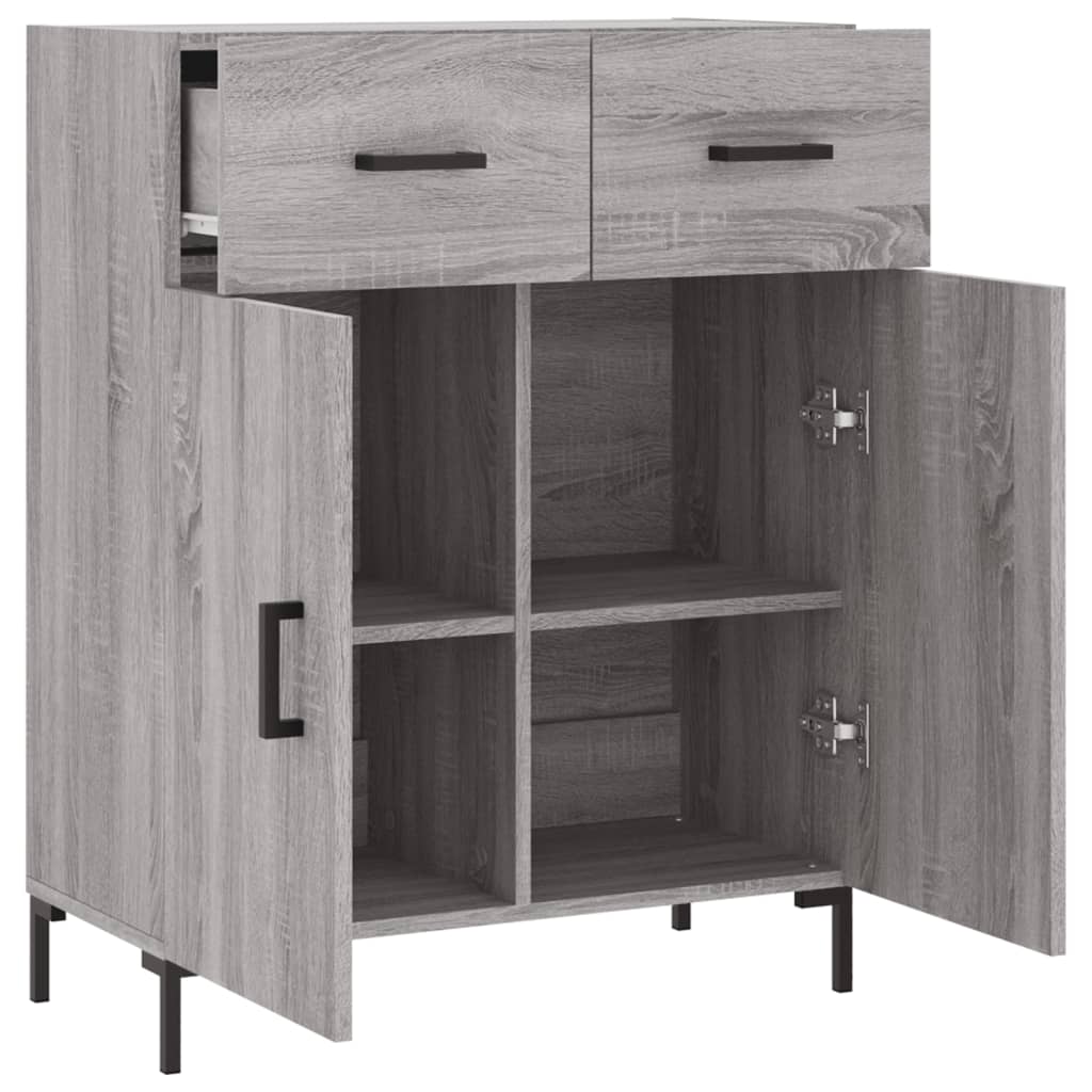 Buffet 69,5x34x90 cm en bois travaillé