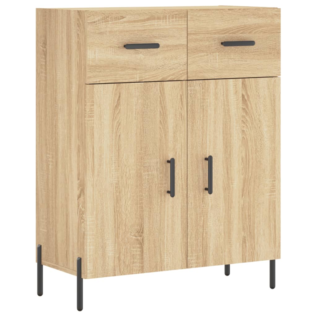 Buffet 69,5x34x90 cm en bois travaillé