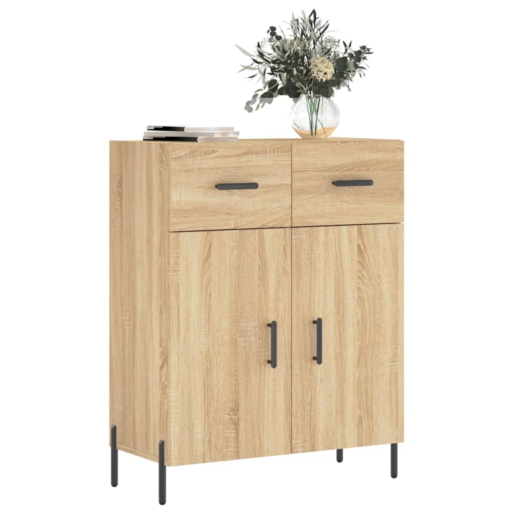 Buffet 69,5x34x90 cm en bois travaillé