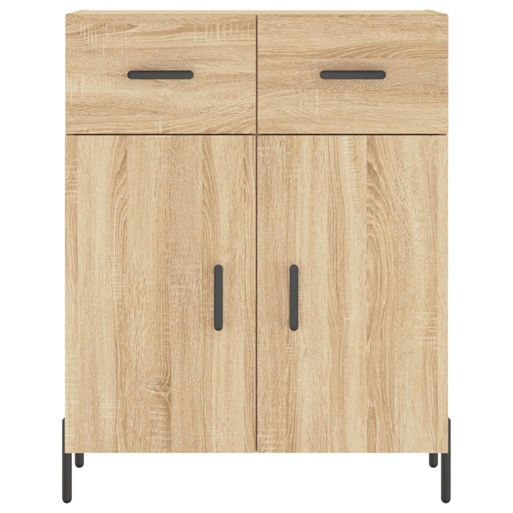 Buffet 69,5x34x90 cm en bois travaillé