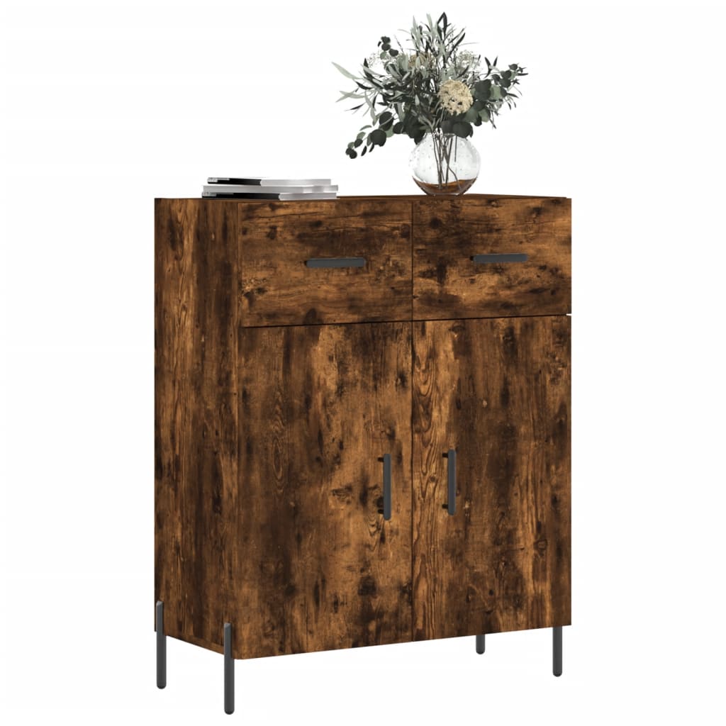 Buffet 69,5x34x90 cm en bois travaillé