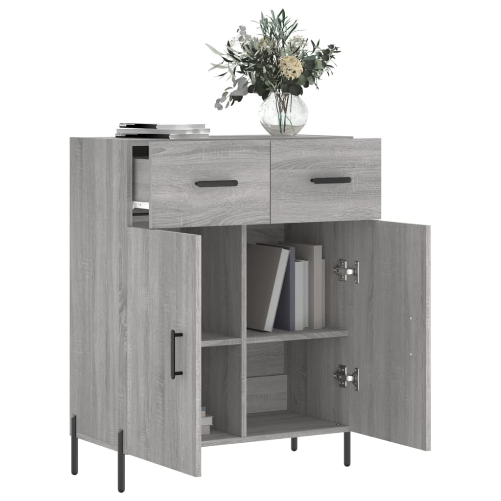 Buffet 69,5x34x90 cm en bois travaillé