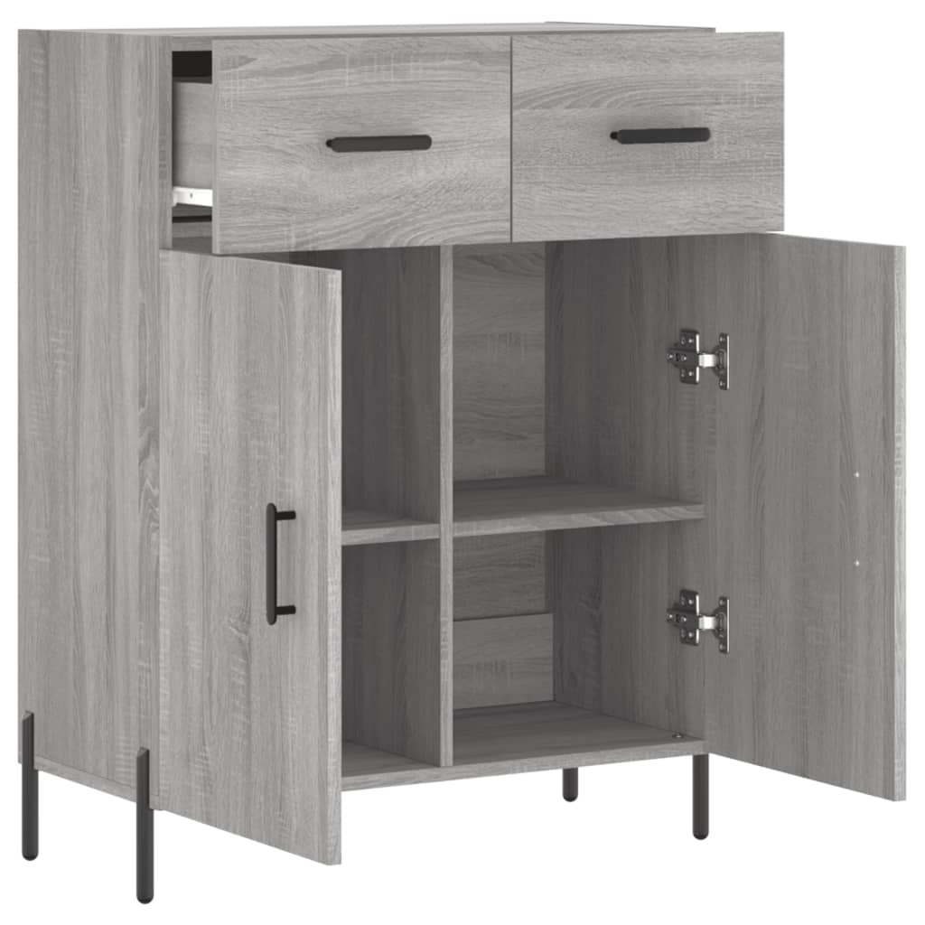 Buffet 69,5x34x90 cm en bois travaillé