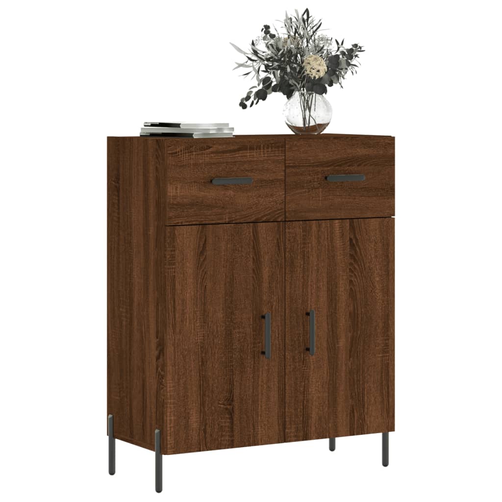 Buffet 69,5x34x90 cm en bois travaillé