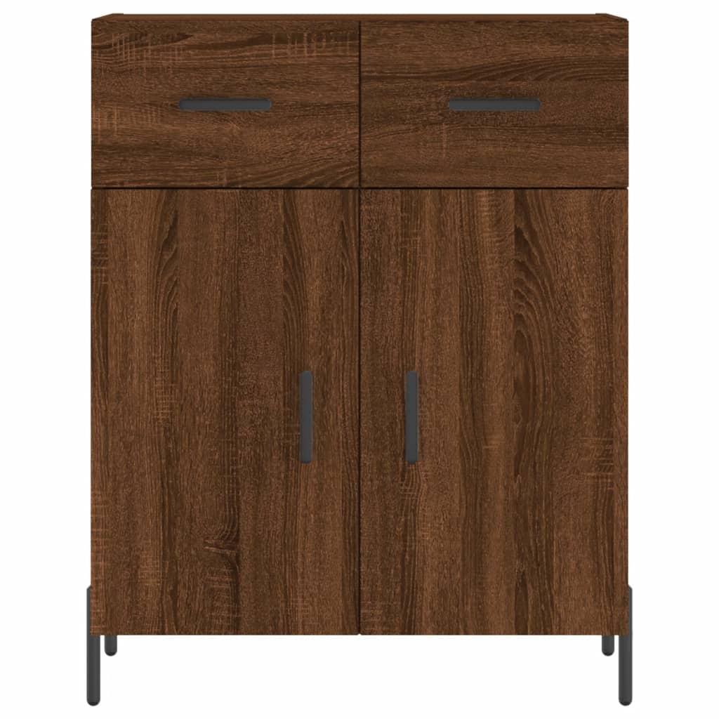 Buffet 69,5x34x90 cm en bois travaillé