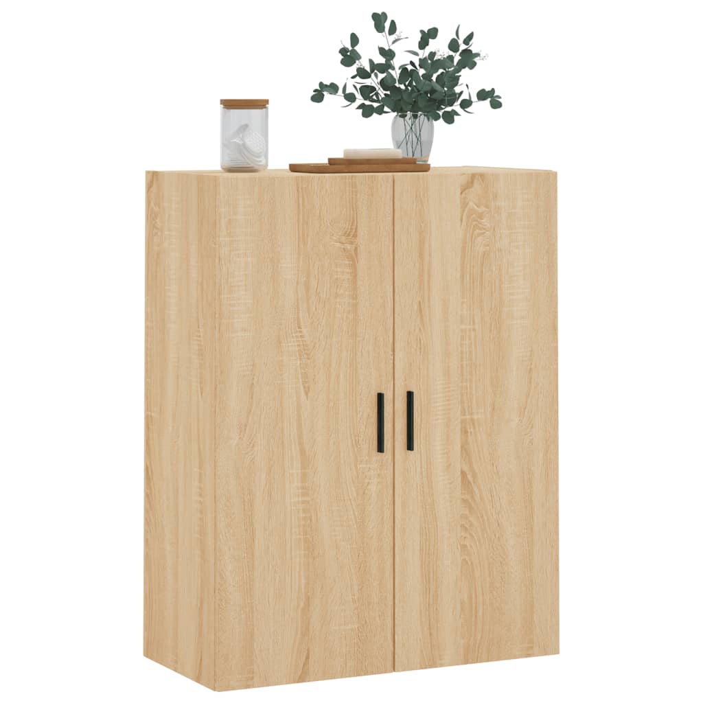 Armoire suspendue 69,5x34x90 cm couleur chêne