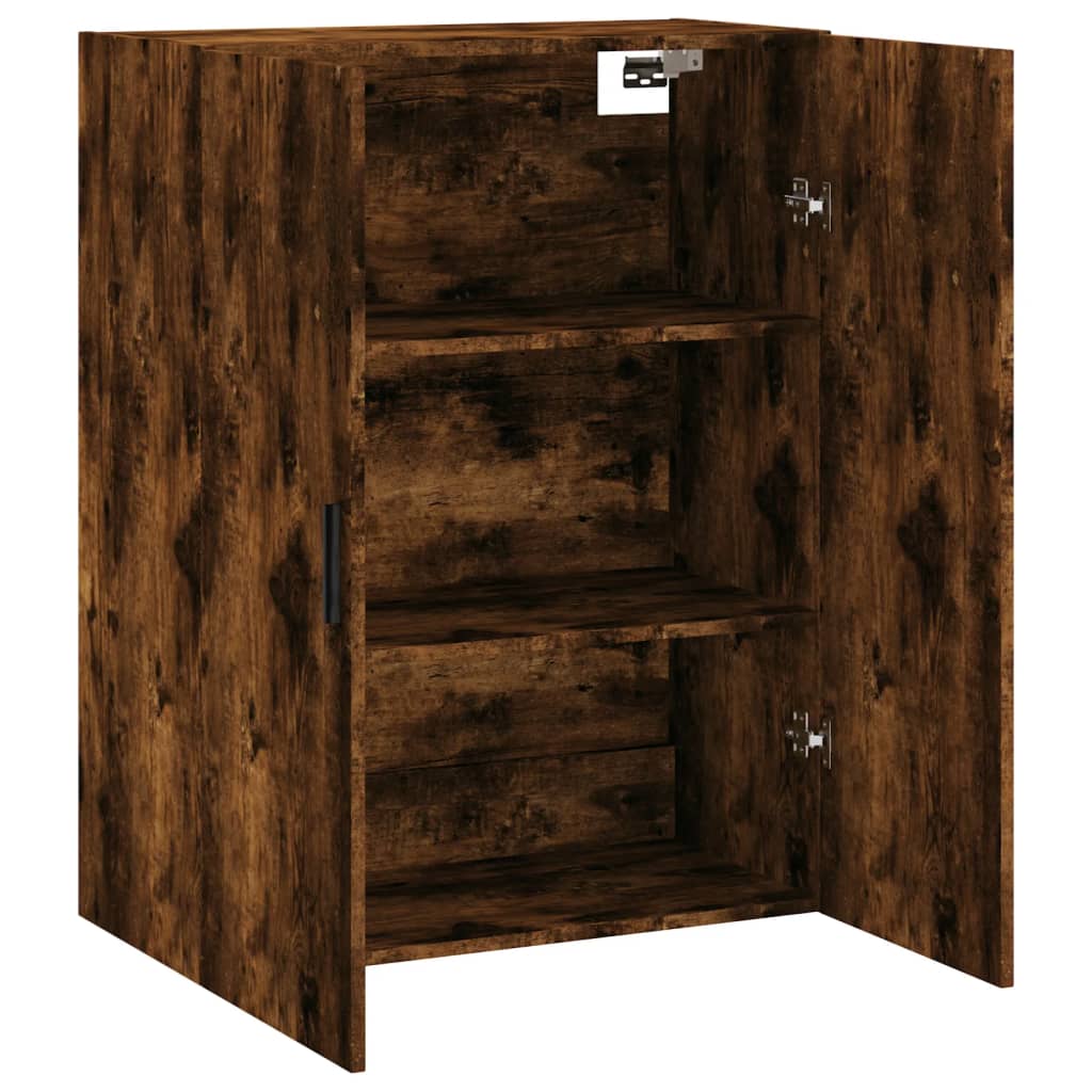 Armoire suspendue 69,5x34x90 cm couleur chêne