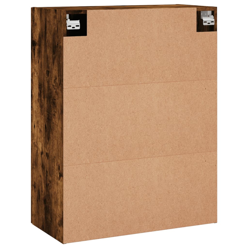 Wandkast 69,5x34x90 cm oud houtkleurig