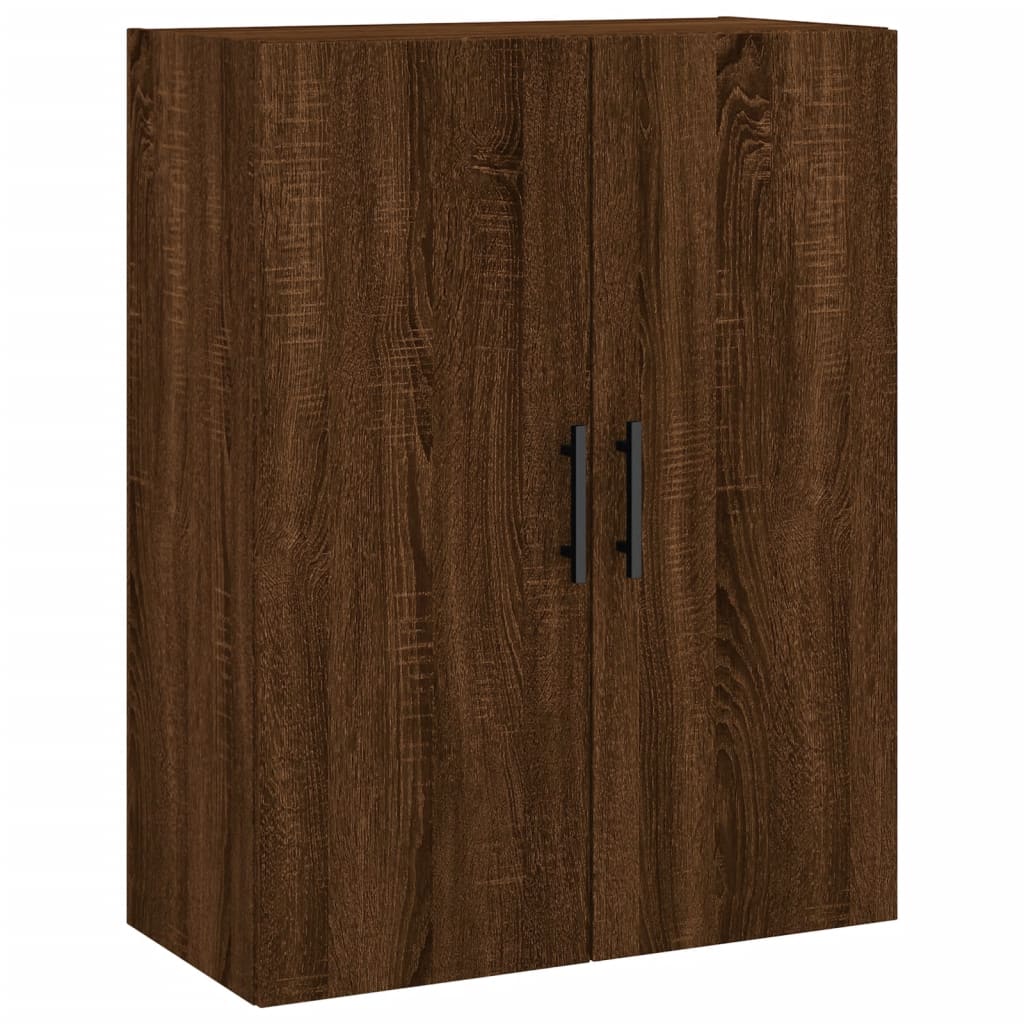 Wandkast 69,5x34x90 cm oud houtkleurig