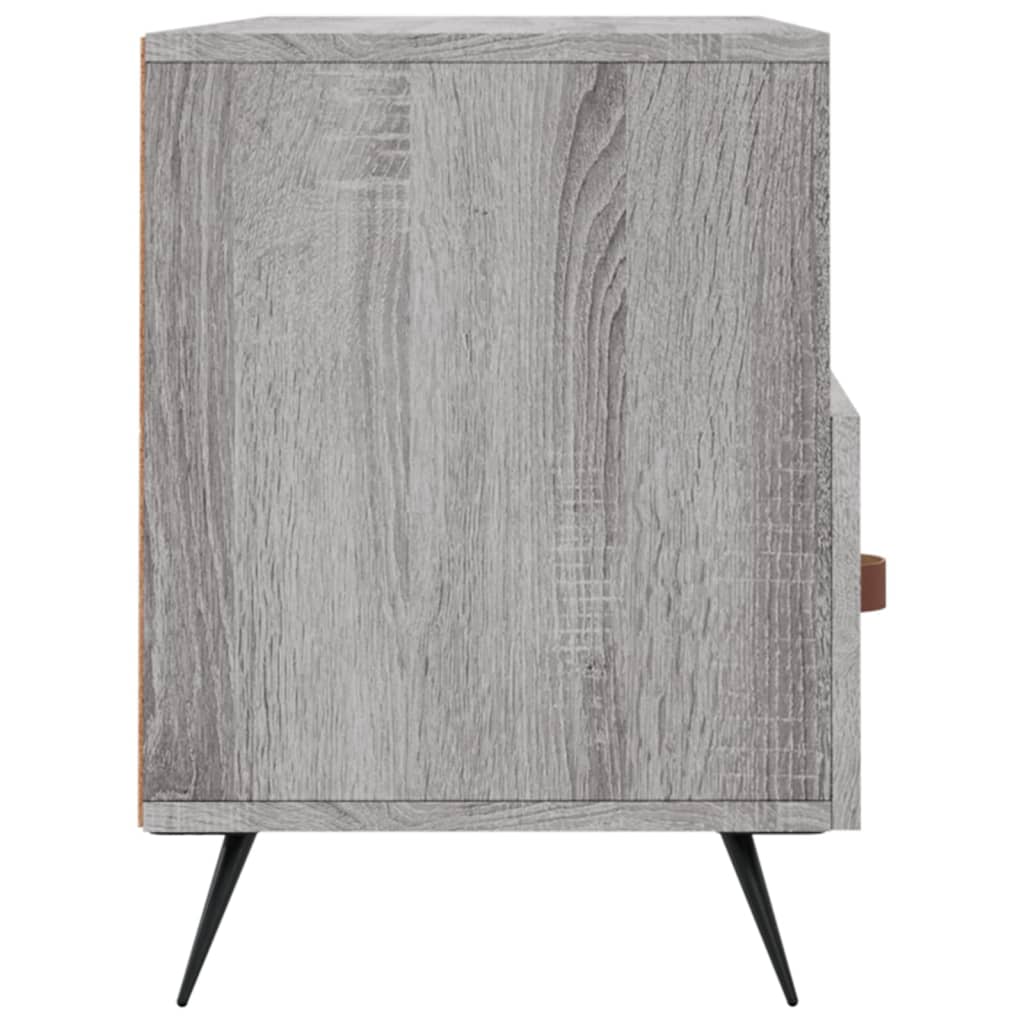 Tv-meubel 102x36x50 cm bewerkt hout bruin eikenkleur