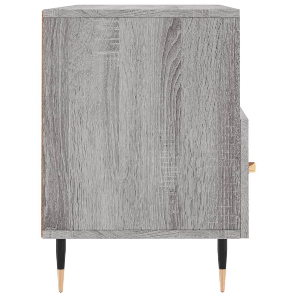 Meuble TV 102x36x50 cm en bois travaillé