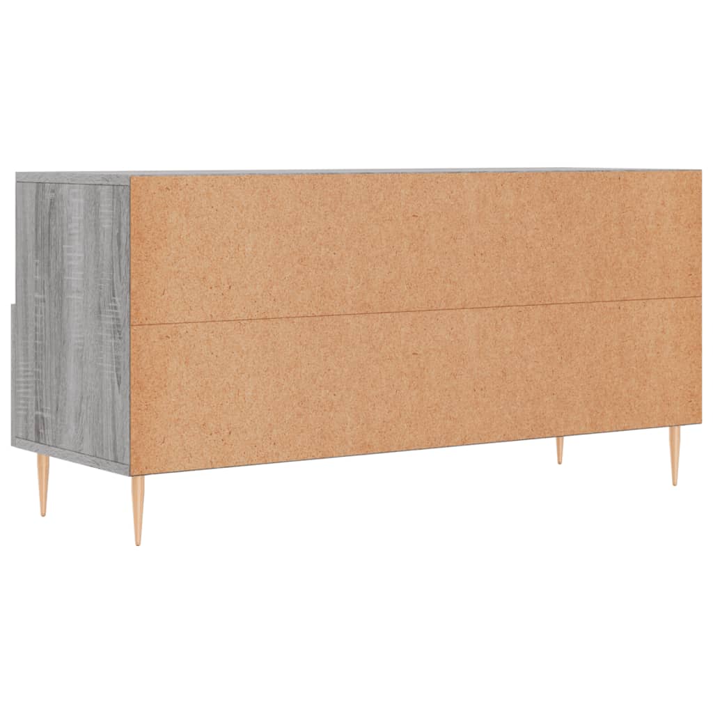 Tv-meubel 102x36x50 cm bewerkt hout eikenkleurig