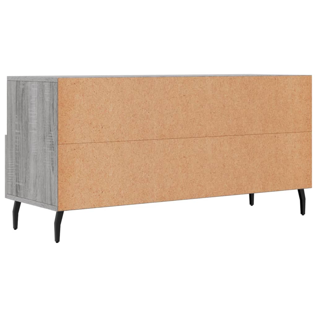 Tv-meubel 102x36x50 cm bewerkt hout eikenkleurig