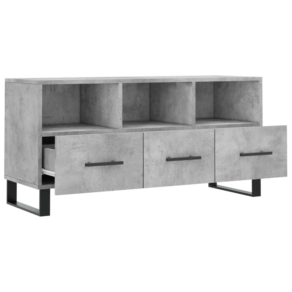 Tv-meubel 102x36x50 cm bewerkt hout eikenkleurig