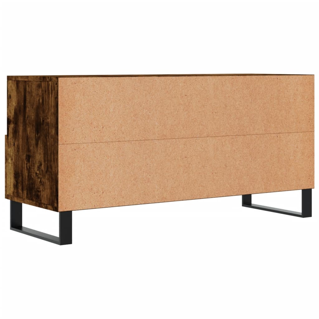 Tv-meubel 102x36x50 cm bewerkt hout eikenkleurig