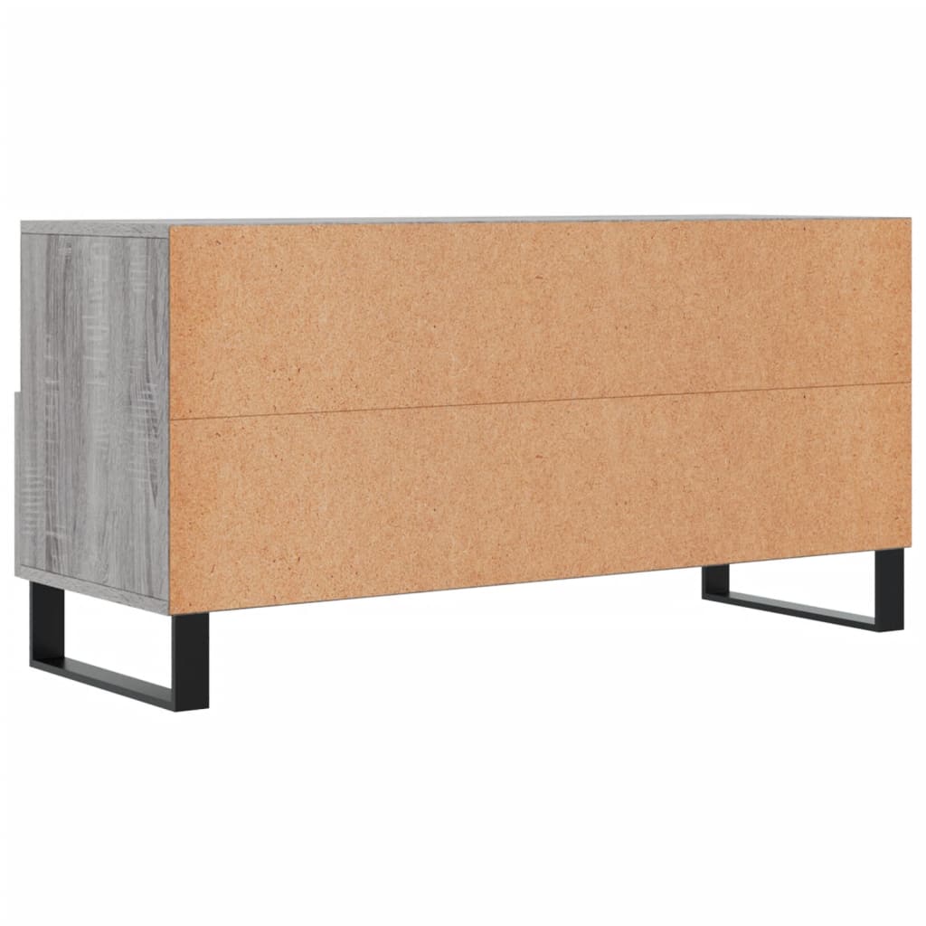 Tv-meubel 102x36x50 cm bewerkt hout eikenkleurig