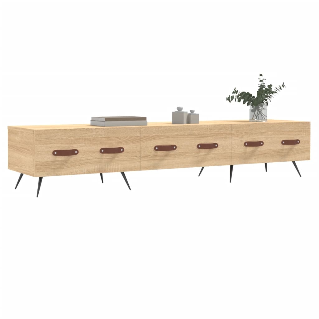 Tv-meubel 150x36x30 cm bewerkt hout