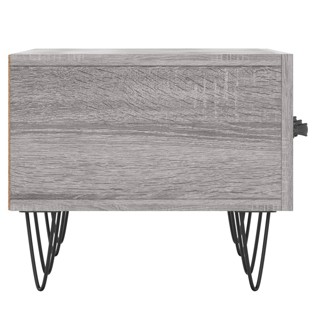 Meuble TV 150x36x30 cm ouvré en bois couleur chêne