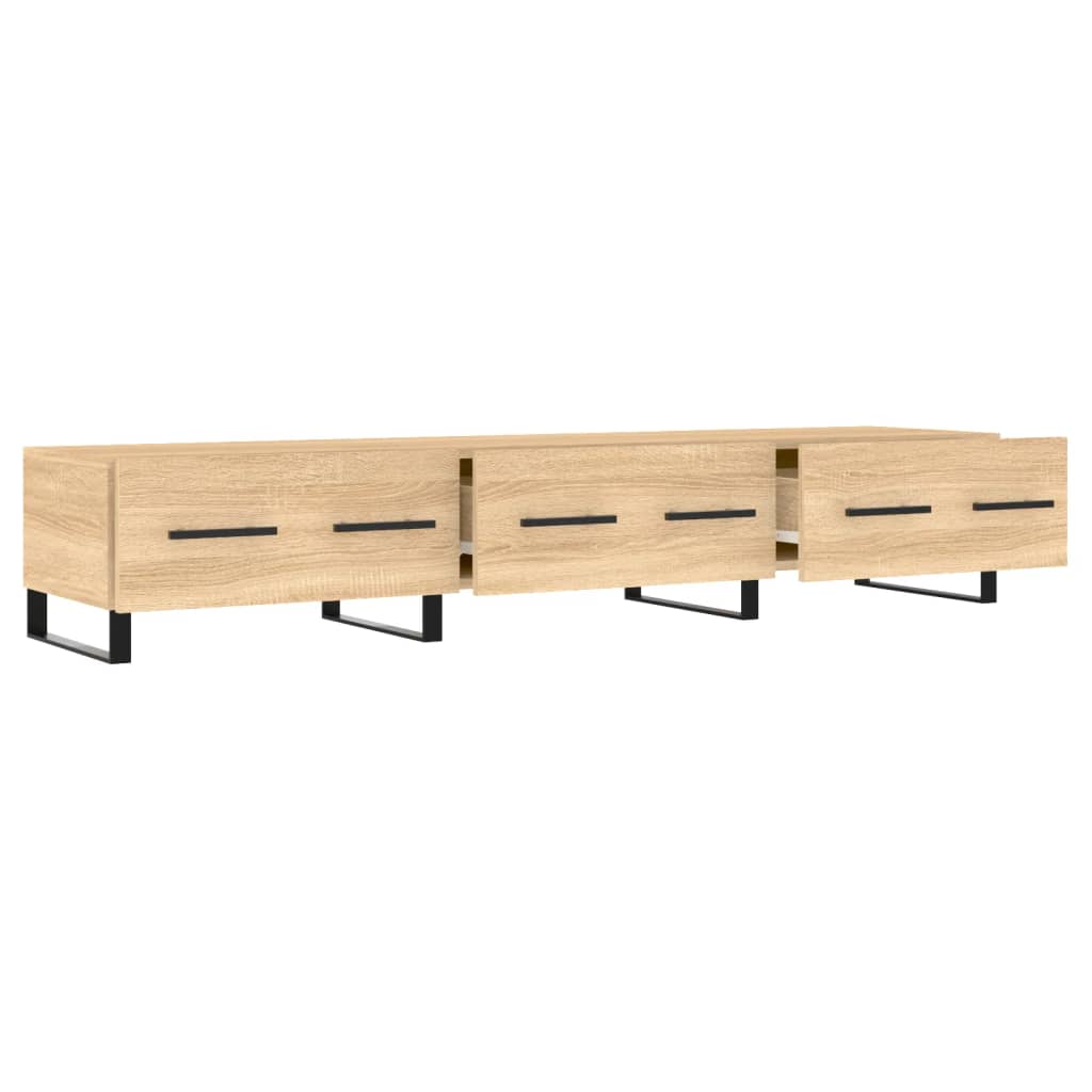 Tv-meubel 150x36x30 cm bewerkt hout eikenkleurig