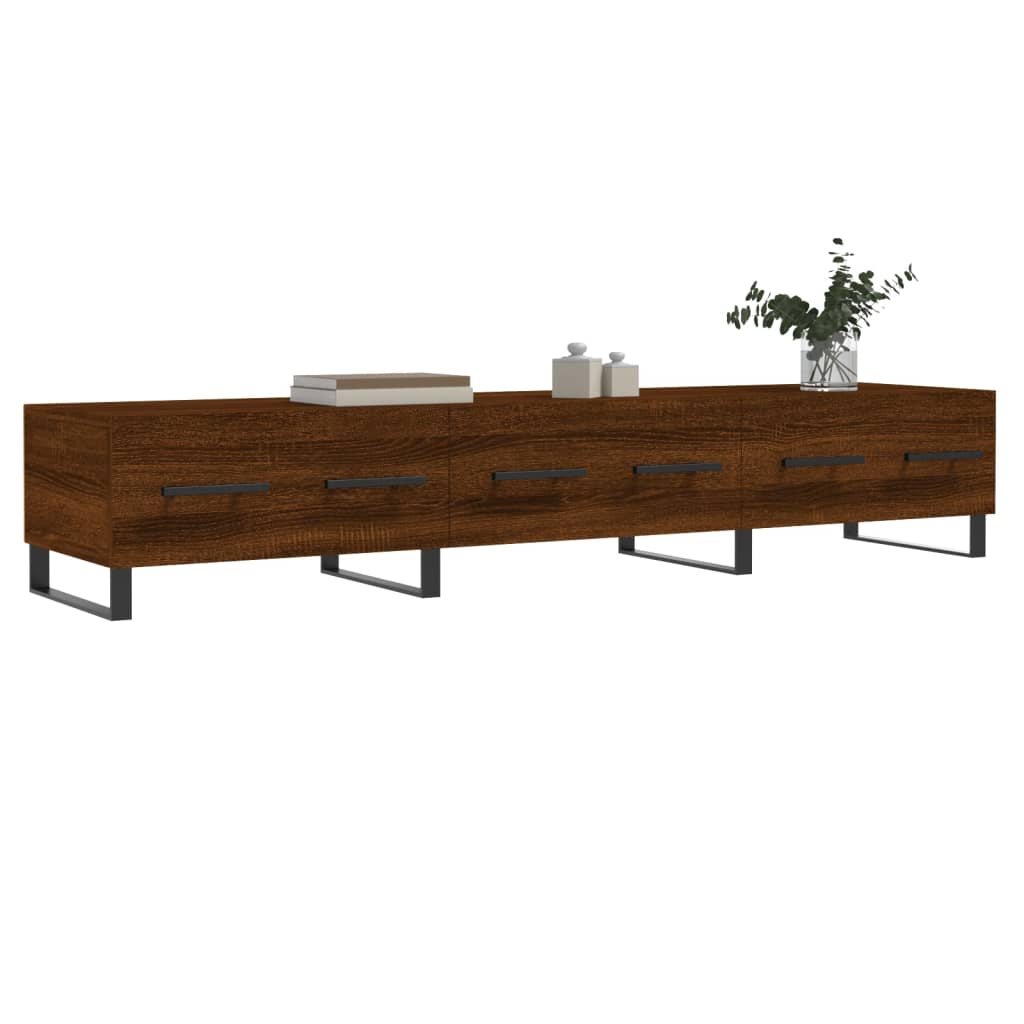 Tv-meubel 150x36x30 cm bewerkt hout eikenkleurig