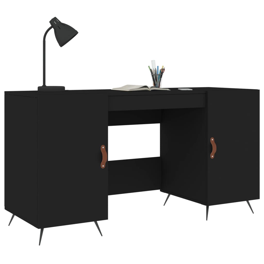 Bureau 140x50x75 cm bewerkt hout