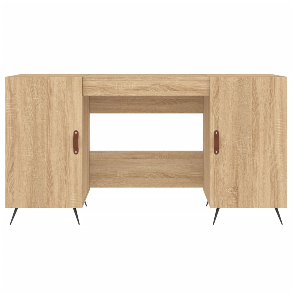 Bureau 140x50x75 cm bewerkt hout