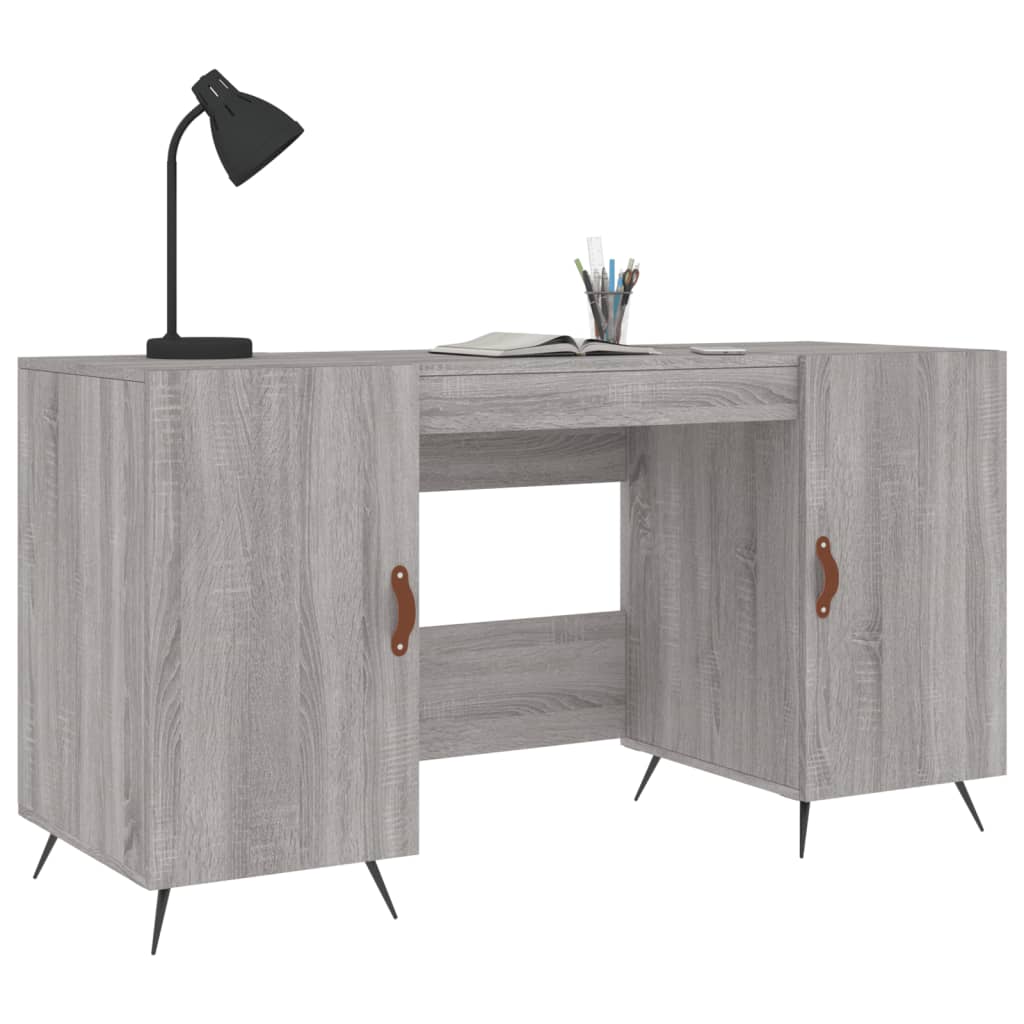 Bureau 140x50x75 cm bewerkt hout