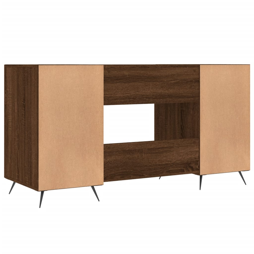 Bureau 140x50x75 cm bewerkt hout