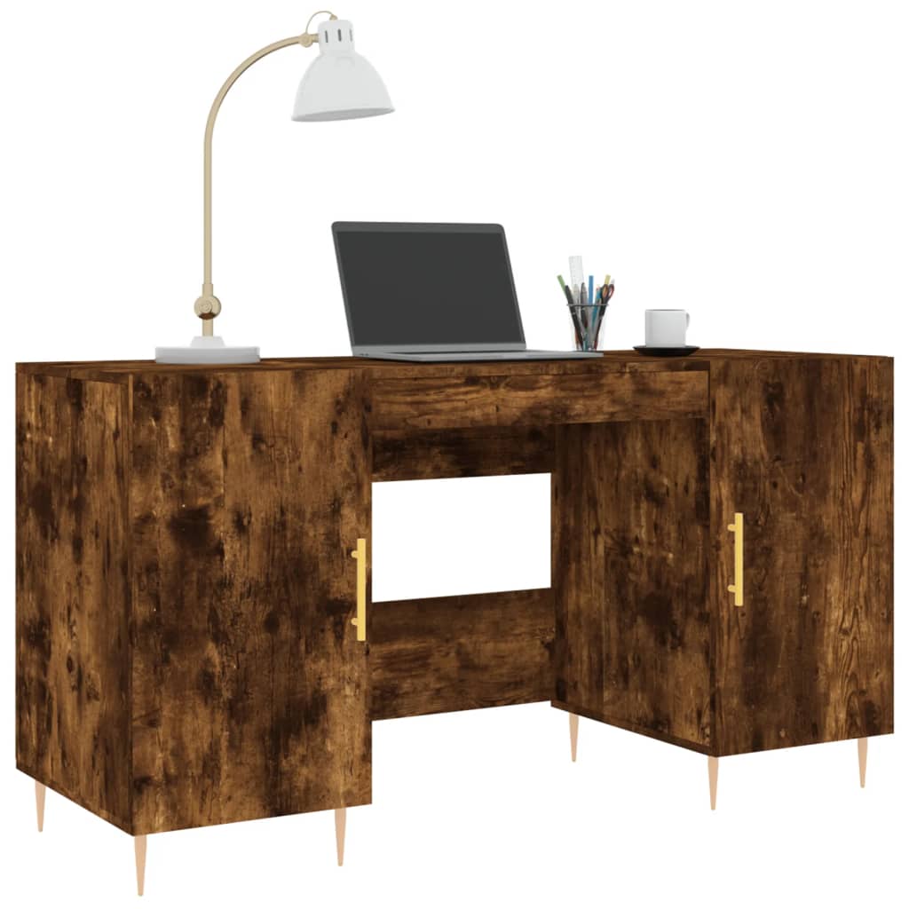 Bureau 140x50x75 cm bewerkt hout