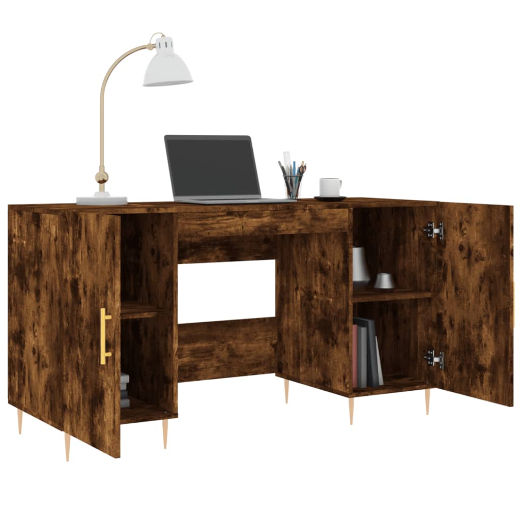 Bureau 140x50x75 cm bewerkt hout