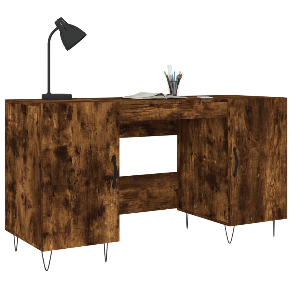 Bureau 140x50x75 cm bewerkt hout