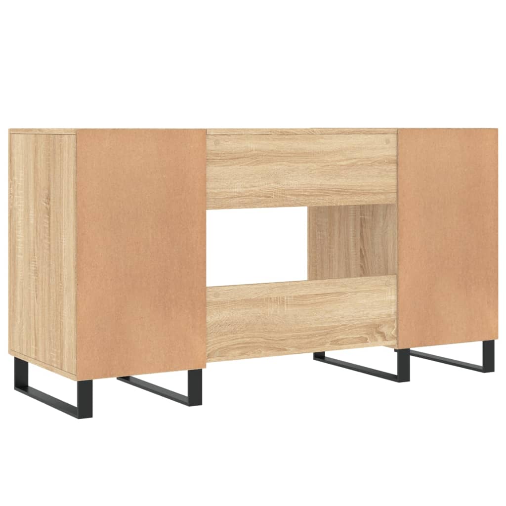 Bureau 140x50x75 cm bewerkt hout