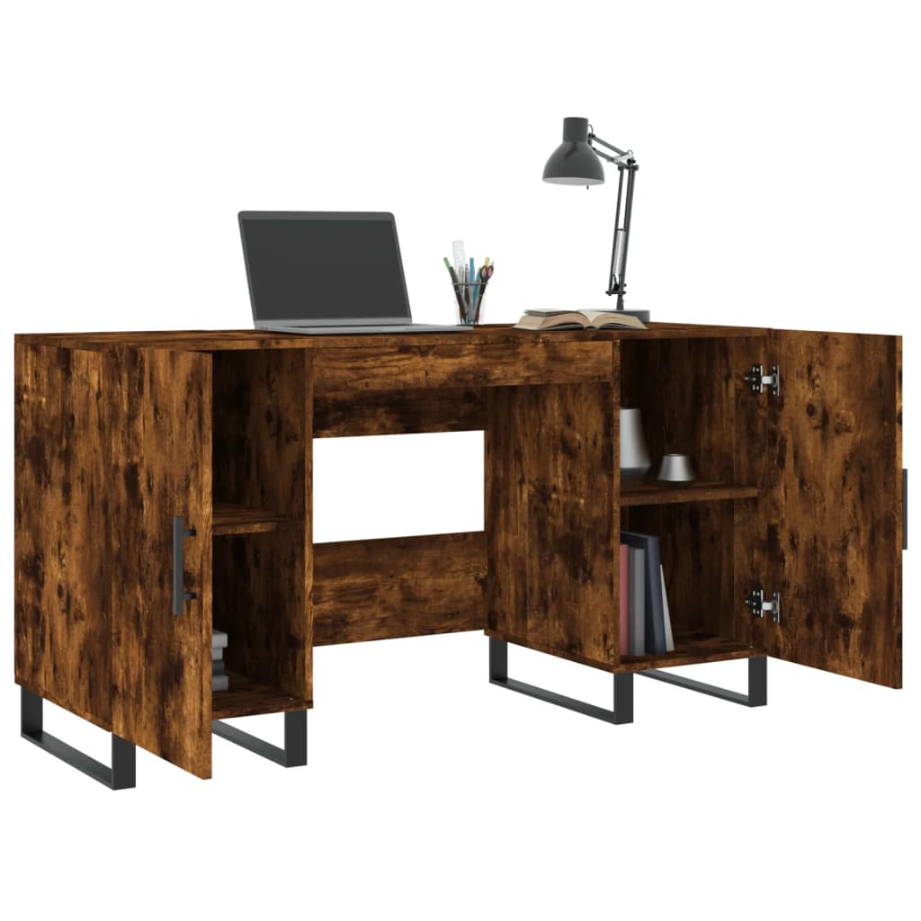 Bureau 140x50x75 cm bewerkt hout