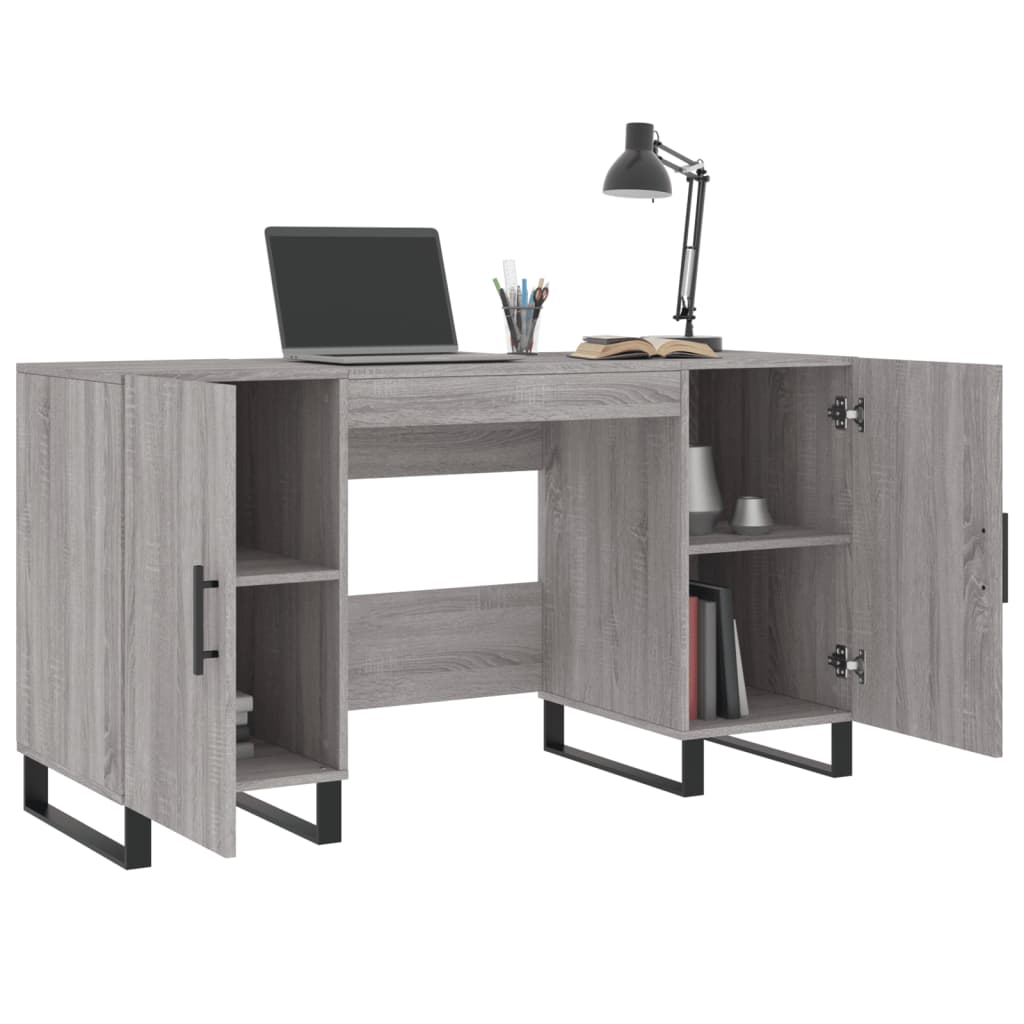 Bureau 140x50x75 cm bewerkt hout