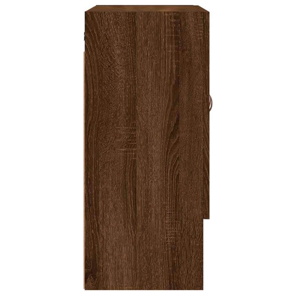 Wandkast 60x31x70 cm bewerkt hout