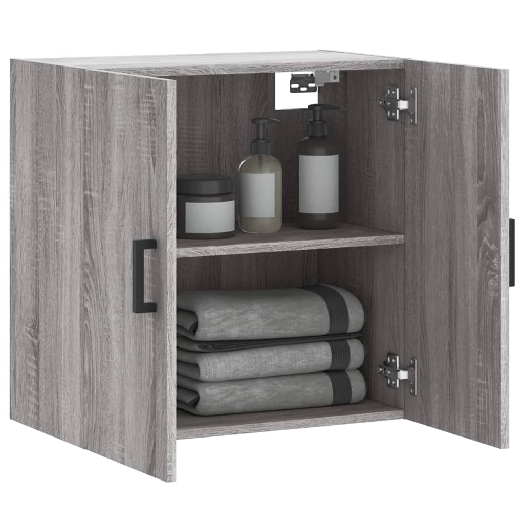 Wandkast 60x31x60 cm bewerkt hout