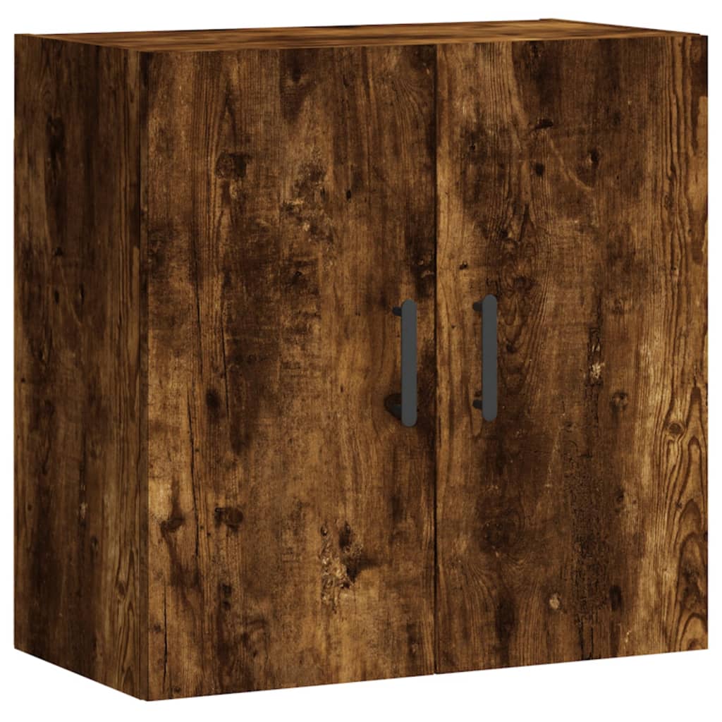 Wandkast 60x31x60 cm bewerkt hout eikenkleurig