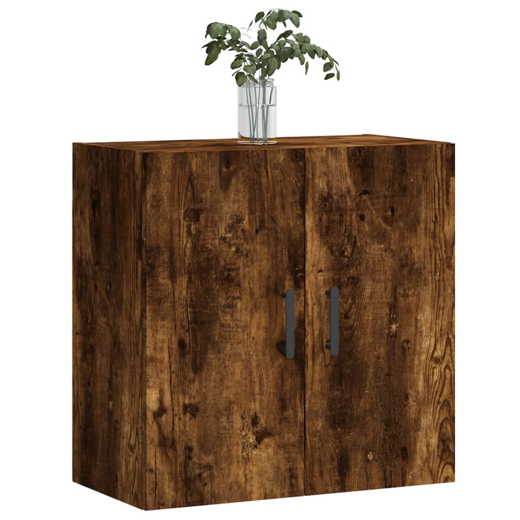 Wandkast 60x31x60 cm bewerkt hout eikenkleurig