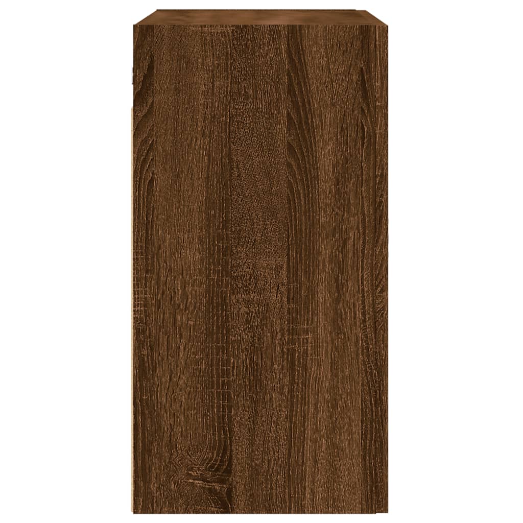 Wandkast 60x31x60 cm bewerkt hout