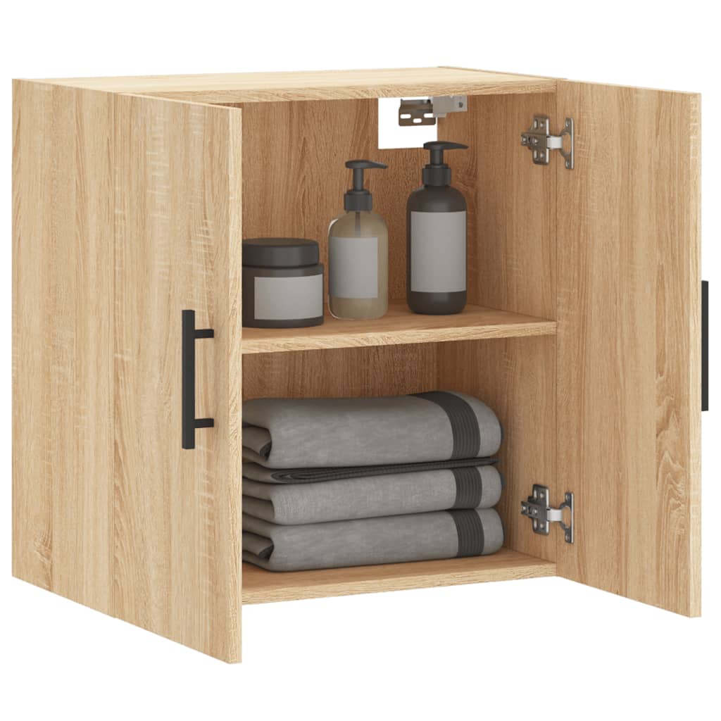 Wandkast 60x31x60 cm bewerkt hout